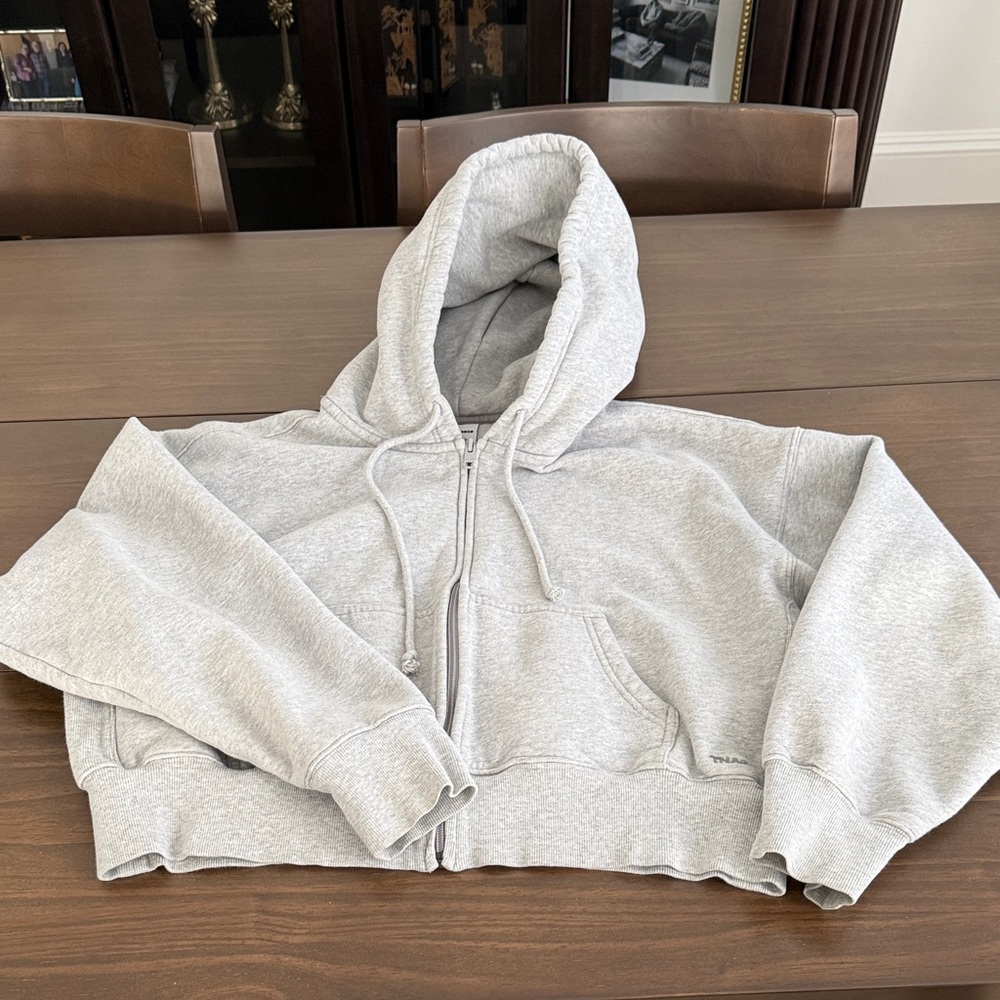 TNA Heather Gray Sweatfleece Hoodie